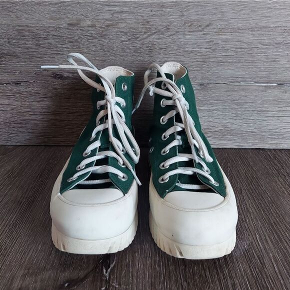 Converse Chuck Taylor All Star Lugged 2.0 High-Top Sneakers Green Size 5.5 Women - Picture 2 of 12